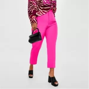 Image of Missguided Plus Size Tailored Cigarette Trousers - Pink