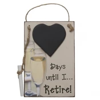 Image of Days Until I Retire Chalkboard By Heaven Sends