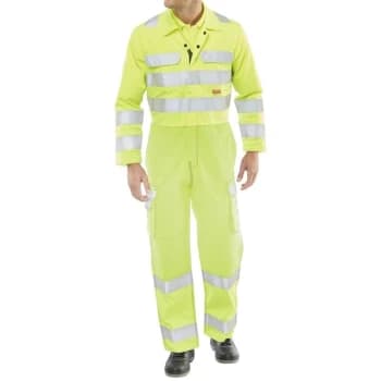 Image of Arc Flash Coverall Saturn Yellow - Size 50