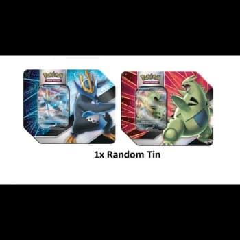Image of Pokemon TCG: V Strikers Tin Tyranitar V / Empoleon V - One At Random