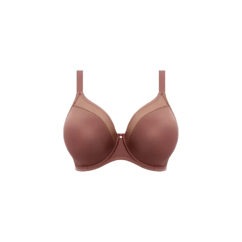 Image of Elomi Womens non-padded underwired molded bra Elomi Smooth Marron Female 100H