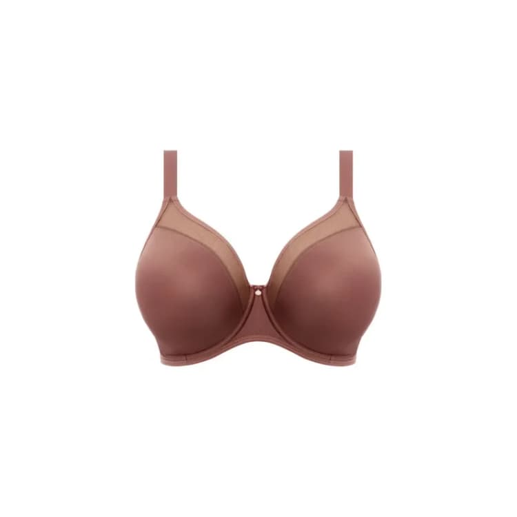 Image of Elomi Womens non-padded underwired molded bra Elomi Smooth Marron Female 85K