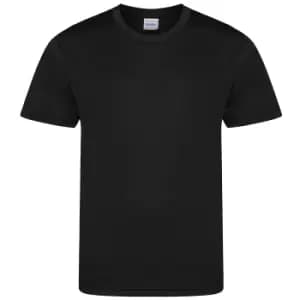 Image of AWDis Childrens/Kids Cool Smooth T-Shirt (12/13 years) (Jet Black)