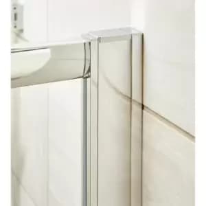 Image of Chrome 1850mm Profile Extension Kit - PEK185 - Silver - Nuie
