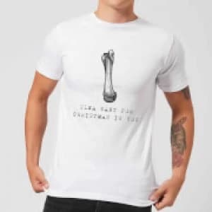 Image of Ulna Want for Christmas Is You Mens Christmas T-Shirt - White - 3XL
