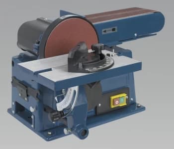 Image of Sealey SM14 Belt/Disc Sander Bench Mounting 100 x 915mm/Ø150mm