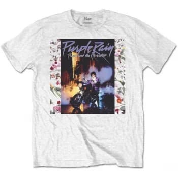Image of Prince - Purple Rain Album Unisex Small T-Shirt - White