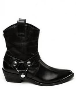 Image of Steve Madden Gallow Calf Boots - Black