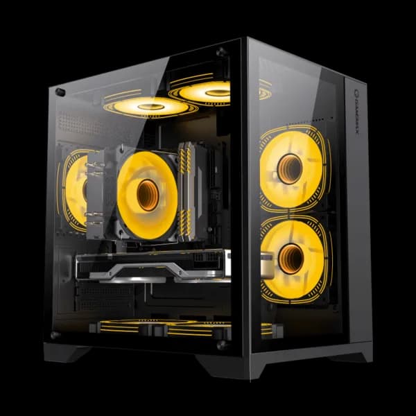 Image of GameMax Infinity Mini Mini Tower Gaming Case - Black
