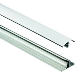 Image of Wickes White Universal Glazing Bar for Polycarbonate Sheets 3000mm
