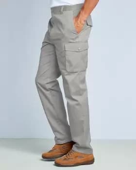 Image of Cotton Traders Mens Wanderer Trousers in Grey