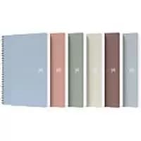 Image of OXFORD My Rec?Up Notebook A5 Ruled Card Assorted Not perforated 180 Pages Pack of 6