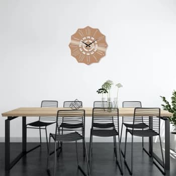 Image of Metal Wall Clock 25 - Copper Copper Decorative Metal Wall Clock