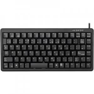 Image of CHERRY Slim-Line USB/PS2 USB keyboard German, QWERTZ, Windows Black