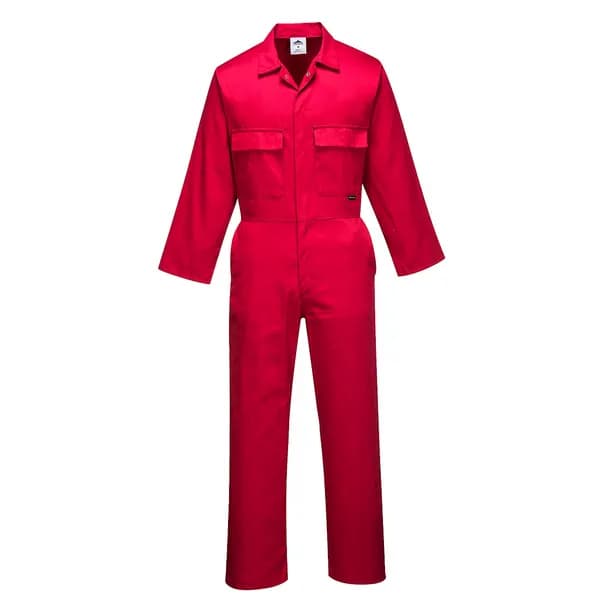 Image of Portwest S999 Euro Work Boilersuit S999RER4XL Colour: Red