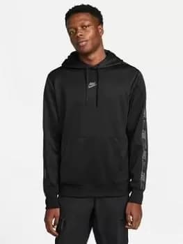Image of Nike NSW Repeat Pullover Hoodie - Black Size XL Men