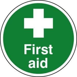 Image of Spectrum Floor Graphics First Aid