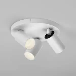 Image of Can Triple Round LED Spotlight Matt White