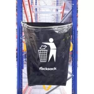 Image of Clear Racksack Litterman General Waste Logo - Pack 10