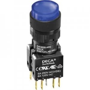 Image of DECA ADA16S6 MR1 B2KB Pushbutton 250 V AC 5 A 1 x OffOn IP65 momentary
