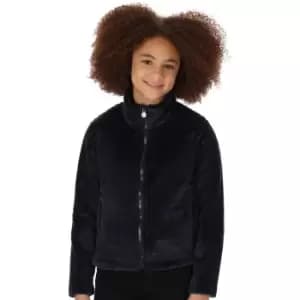 Image of Regatta Girls Kallye Full Zip Fluffy Fleece Jacket 3-4 Years - Chest 55-57cm (Height 98-104cm)