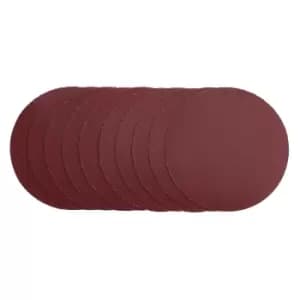 Image of Draper 03156 10pk Sanding Discs, 125mm, Hook & Loop, 240G