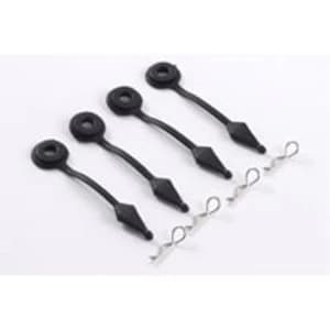 Image of Fastrax Body Pin Holder/Body Protector 4Pcs Large Black