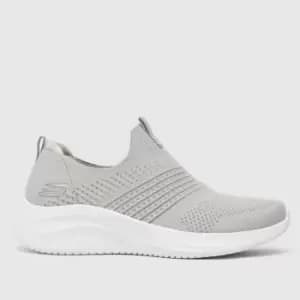 Image of SKECHERS Dark Grey Ultra Flex 3.0 Trainers