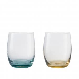 Image of Denby Colours Small Tumblers (Green / Yellow) Set of 2