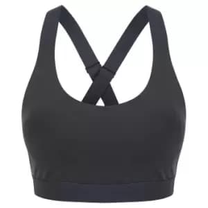 Image of Tombo Womens/Ladies Medium Impact Core Bra (XXS) (Charcoal)