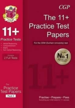 Image of 11+ Practice Tests for the Cem Test - Pack 3 Hardback