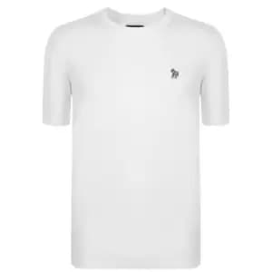 Image of Paul Smith Zebra Crew Neck T-Shirt - White