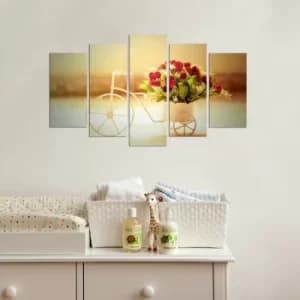 Image of 5PMX-069 Multicolor Decorative MDF Painting (5 Pieces)