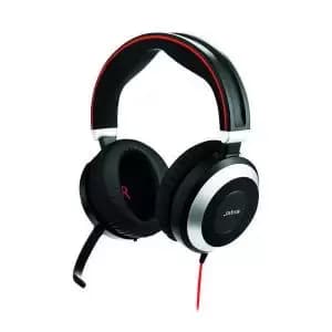 Image of Jabra Evolve 80 Replacement Stereo Binaural Corded Headset with ANC