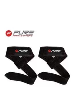Image of Pure2Improve Weight Lifting Straps - Buffalo Leather