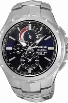 Image of Mens Seiko Coutura Perpetual Chronograph Solar Powered Watch SSC375P9