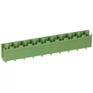 Image of TruConnect 211863 7.62mm 10 Way 15A 300V Header Straight Top Entry...