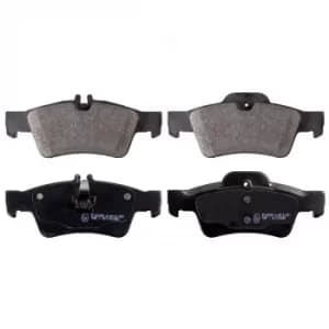 Image of Brake Pad Set 16451 by Febi Bilstein Rear Axle