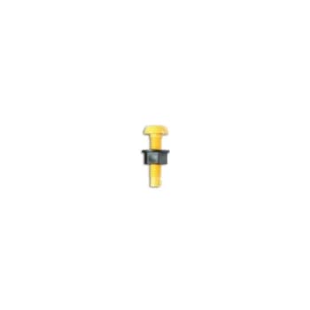 Image of Number Plate Fixing 1" Yellow Screws Nuts Pk 100 Connect 31531
