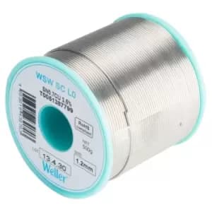 Image of Weller T0051387799 Solder, 99.3/0.7, 227 Deg, 1.2Mm, 500G