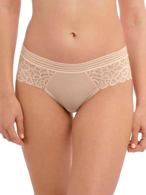 Image of Wacoal Womens thong panties Wacoal Raffine Beige Female XL