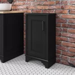 Image of Black Freestanding Storage Unit 450mm - Camden