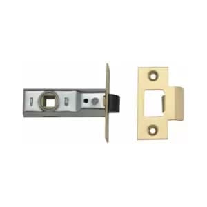 Image of Tubular Mortice Latch 2648 Polished Brass 76mm 3" Box - Union