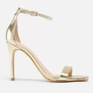 Image of Guess Devon Leather Heeled Sandals - UK 4
