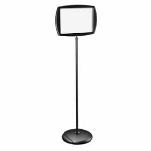 Image of Information Floor Sign Black
