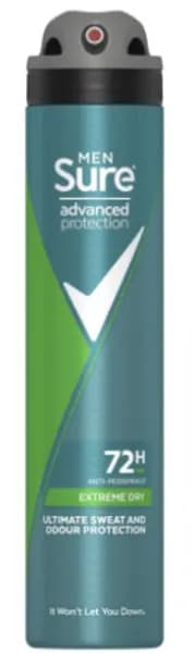 Image of Sure Men Advance Protection Extreme Dry Deodorant 200ml