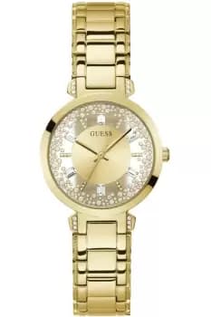Image of Ladies Guess Crystal Clear Watch GW0470L2