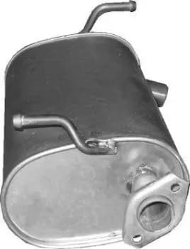 Image of IZAWIT Rear silencer 34.013 End silencer,Rear exhaust silencer SUZUKI,JIMNY (FJ),JIMNY Gelandewagen offen (SN)