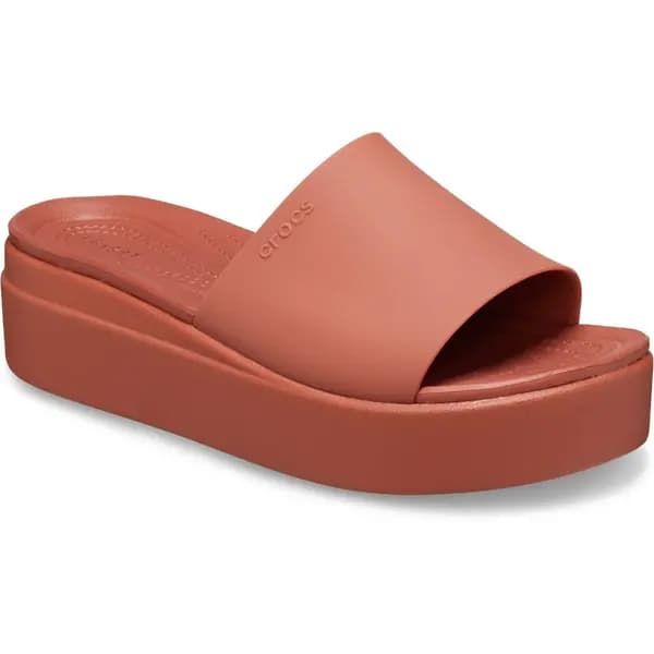 Image of Crocs Womens Brooklyn Lightweight Platform Sliders UK Size 6 (EU 38-39) Spice CRC485-SPICE-6