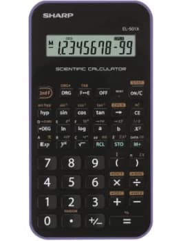 Image of Sharp EL501XBVL Scientific Calculator Black/Purple